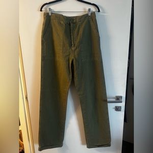 Anine Bing olive pants